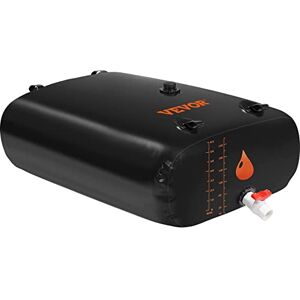 VEVOR Water Tank Bladder, 143 Gallon Large Capacity, PVC Collapsible Water Bladder Including Spigots and Overflow Kit, Portable Water Storage Bladder for Garden Water Catcher, Black VEVOR Water Tank Bladder, 143 Gallon Large Capacity, PVC Collapsible Water Bladder Including Spigots and Overflow Kit, Portable Water Storage Bladder for Garden Water Catcher, Black