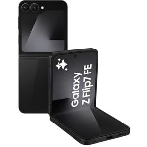 SAMSUNG Galaxy Z Flip7 FE AI Phone, Foldable Design, Wide Cover Screen, 50 MP Camera, Smooth Processor, 128GB Storage, 8 GB Memory, Black, 3 Year Extended Warranty (UK Version) SAMSUNG Galaxy Z Flip7 FE AI Phone, Foldable Design, Wide Cover Screen, 50 MP Camera, Smooth Processor, 128GB Storage, 8 GB Memory, Black, 3 Year Extended Warranty (UK Version)