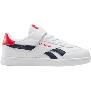 Reebok Smash Edge Elastic & TOP Strap Sneaker, FTWRWHITE/VECTORNAVY/VECTORRED, 13 UK Child Reebok Smash Edge Elastic & TOP Strap Sneaker, FTWRWHITE/VECTORNAVY/VECTORRED, 13 UK Child
