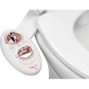 Luxe NEO 185 Self-Cleaning, Dual Nozzle, Non-Electric Bidet Attachment for Toilet Seat, Adjustable Water Pressure, Rear and Feminine Wash (Rose Gold) Luxe NEO 185 Self-Cleaning, Dual Nozzle, Non-Electric Bidet Attachment for Toilet Seat, Adjustable Water Pressure, Rear and Feminine Wash (Rose Gold)