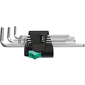 Wera 05022181001 Hex-Plus Key Set 950 PKL/7 SM N High Torque with Ball-end, Metric Long Chrome Plate, 1.5 mm-6 mm, 7-Piece Wera 05022181001 Hex-Plus Key Set 950 PKL/7 SM N High Torque with Ball-end, Metric Long Chrome Plate, 1.5 mm-6 mm, 7-Piece
