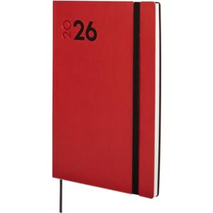 Finocam Planner 2026 Vertical Week to View January December (12 months) Annual Planner 2026 with elastic band and knitted tape Softcover Mara Red International Finocam Planner 2026 Vertical Week to View January December (12 months) Annual Planner 2026 with elastic band and knitted tape Softcover Mara Red International