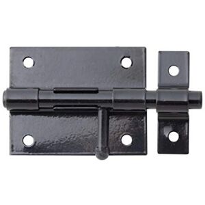 Alberts Round Bolt Lock with Round Handle and Fixed Tab 66 x 52 mm schwarzer Tauchlack Alberts Round Bolt Lock with Round Handle and Fixed Tab 66 x 52 mm schwarzer Tauchlack
