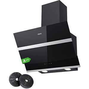 CIARRA CBCB6736N Class A++ 650m³/h Touch Control Angled Cooker Hood 60cm with Carbon Filters Recirculating & Ducting LED Lights Wall Mounted Range Hood 600mm Kitchen Extractor Fan CIARRA CBCB6736N Class A++ 650m³/h Touch Control Angled Cooker Hood 60cm with Carbon Filters Recirculating & Ducting LED Lights Wall Mounted Range Hood 600mm Kitchen Extractor Fan