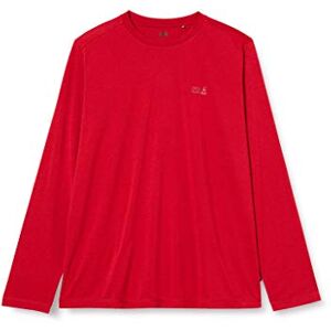 Jack Wolfskin Crosstrail Long Sleeve Shirt Men's Long Sleeve Shirt Red Lacquer, 7 Jack Wolfskin Crosstrail Long Sleeve Shirt Men's Long Sleeve Shirt Red Lacquer, 7