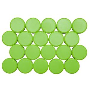 MAUL 30 mm 0.6 kg pro High Quality Round Magnet for Whiteboards Light Green (Pack of 20) MAUL 30 mm 0.6 kg pro High Quality Round Magnet for Whiteboards Light Green (Pack of 20)