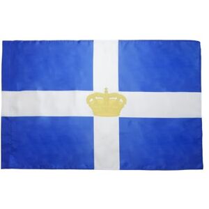 AZ FLAG Kingdom of Greece 1863-1973 Flag 2x3 Ft greek Banner with Sleeve 100% Polyester Fade Resistant Vivid Colors 2' x 3' Feet 90x60 Cm AZ FLAG Kingdom of Greece 1863-1973 Flag 2x3 Ft greek Banner with Sleeve 100% Polyester Fade Resistant Vivid Colors 2' x 3' Feet 90x60 Cm