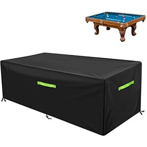 GEMITTO 7/8/9 ft Pool Table Cover, Heavy Duty Waterproof Billiard Cover Polyester Fabric for Snooker Billiard Table 260x135x82cm GEMITTO 7/8/9 ft Pool Table Cover, Heavy Duty Waterproof Billiard Cover Polyester Fabric for Snooker Billiard Table 260x135x82cm
