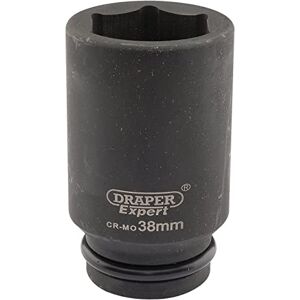 Draper Expert 5069 38mm 3/4-inch Square Drive Hi-Torq 6-Point Deep Impact Socket Draper Expert 5069 38mm 3/4-inch Square Drive Hi-Torq 6-Point Deep Impact Socket
