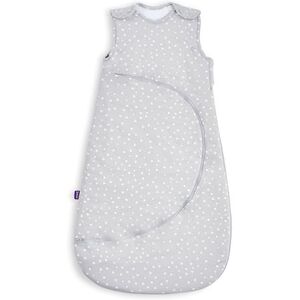 Snuz Baby Sleeping Bag with Nappy Zip For Easy Nappy Changes, Super Soft Cotton Sleeping Bags with Perfect Fit Poppers, Meets British Safety Standard, White Spot, 1 Tog 6-18M Snuz Baby Sleeping Bag with Nappy Zip For Easy Nappy Changes, Super Soft Cotton Sleeping Bags with Perfect Fit Poppers, Meets British Safety Standard, White Spot, 1 Tog 6-18M