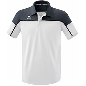 Erima Men's „Change Polo Shirt, White/Slate Grey/Black, XL Erima Men's „Change Polo Shirt, White/Slate Grey/Black, XL