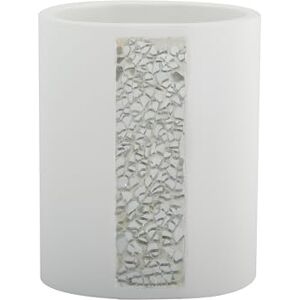 MSV Luanda Toothbrush Holder, Fabric, White MSV Luanda Toothbrush Holder, Fabric, White