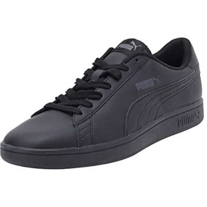 Puma Unisex Smash V2 L Low-top Sneakers, Black Black, 4.5 UK Puma Unisex Smash V2 L Low-top Sneakers, Black Black, 4.5 UK