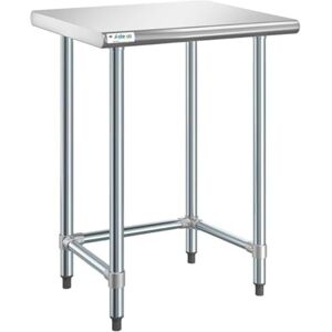Stalwart DA-WTGOB2430418 Commercial Work Table Stainless Steel No Bottom Shelf 760x610x900mm Stalwart DA-WTGOB2430418 Commercial Work Table Stainless Steel No Bottom Shelf 760x610x900mm