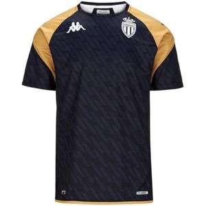 Kappa ABOUPRET PRO 7 Monaco 23-24 T-Shirt, Black/Gold, M, Men Kappa ABOUPRET PRO 7 Monaco 23-24 T-Shirt, Black/Gold, M, Men