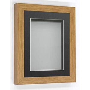 Frame Company Rickman Box Frame Beech with Grey Mount, 14x11 for 12x8 inch Frame Company Rickman Box Frame Beech with Grey Mount, 14x11 for 12x8 inch