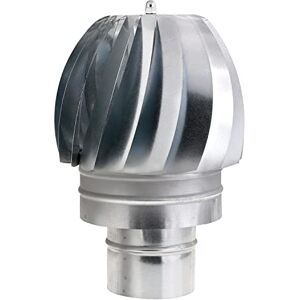 WOLFPACK 22011128 Galvanised Extractor Hat for Stove 100 mm WOLFPACK 22011128 Galvanised Extractor Hat for Stove 100 mm