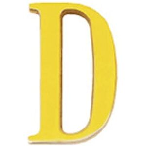WOLFPACK 5320053 Brass Letter "D" 10 cm with Hidden Screws (Blister 1 Piece) WOLFPACK 5320053 Brass Letter "D" 10 cm with Hidden Screws (Blister 1 Piece)