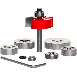 Freud 32-504: flush, 1/8",1/4",5/16",3/8",7/16",1/2" Depth Rabbeting Bit with Bearings Freud 32-504: flush, 1/8",1/4",5/16",3/8",7/16",1/2" Depth Rabbeting Bit with Bearings