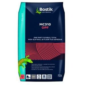 Bostik MC310 OPF Class C2TE S1 Tile Adhesive Grey 20kg Designed for Large Format Floor Tiles Swimming Pools and Wet Rooms For Internal and External Use. Bostik MC310 OPF Class C2TE S1 Tile Adhesive Grey 20kg Designed for Large Format Floor Tiles Swimming Pools and Wet Rooms For Internal and External Use.