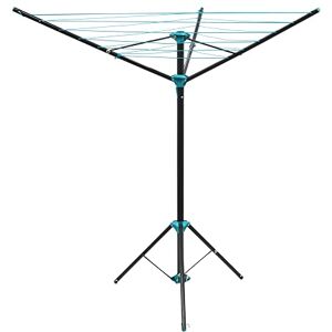 JVL 3 Arm Portable Free Standing Rotary Airer, 16 Metre, Grey (11-205) JVL 3 Arm Portable Free Standing Rotary Airer, 16 Metre, Grey (11-205)