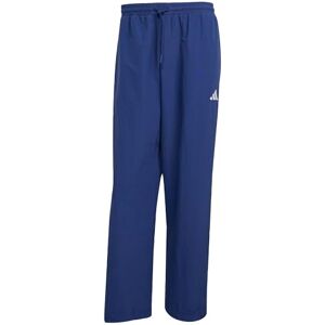 adidas Men's Essentials Small Logo Woven Open Hem Pant, Dark Blue/White, XL adidas Men's Essentials Small Logo Woven Open Hem Pant, Dark Blue/White, XL