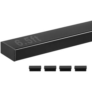 VEVOR 198 cm Stainless Steel Handrail, Rectangular Top Stair Deck Hand Rail for Outdoor/Indoor Steps with End Cap,Matte Black Coating Adjustable Metal Stair Rail for Cable Railing Kit VEVOR 198 cm Stainless Steel Handrail, Rectangular Top Stair Deck Hand Rail for Outdoor/Indoor Steps with End Cap,Matte Black Coating Adjustable Metal Stair Rail for Cable Railing Kit