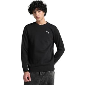 Puma Mens Fl Crew Sweats, Black, L EU Puma Mens Fl Crew Sweats, Black, L EU