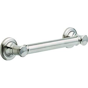 DELTA 41612-SS Traditional Decorative Grab Bar, Brilliance Stainless, 12 Inch DELTA 41612-SS Traditional Decorative Grab Bar, Brilliance Stainless, 12 Inch