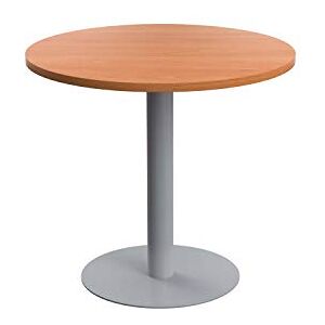 Office Hippo Circular Office Table, Sturdy & Robust Mid-Height Table Desk, Circular Work Table For Home Office, Versatile Desk Table For Canteen, Reception Area, 5 Year Guarantee Beech / Silver Office Hippo Circular Office Table, Sturdy & Robust Mid-Height Table Desk, Circular Work Table For Home Office, Versatile Desk Table For Canteen, Reception Area, 5 Year Guarantee Beech / Silver