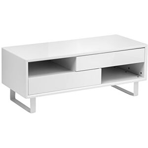 Premier Housewares High Gloss Coffee Table, White Premier Housewares High Gloss Coffee Table, White