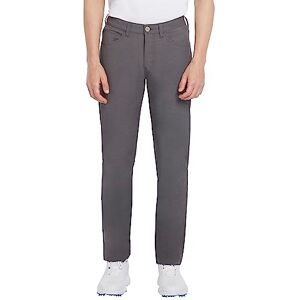 PGA TOUR Mens Golf Trousers, 5 Pocket Design, Moisture Wicking, Stretch Regular Fit Pants, Grey, 34W UK PGA TOUR Mens Golf Trousers, 5 Pocket Design, Moisture Wicking, Stretch Regular Fit Pants, Grey, 34W UK