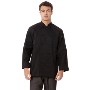 Chef Works Men's Calgary Cool Vent Chef Coat Jackets, Black, S Chef Works Men's Calgary Cool Vent Chef Coat Jackets, Black, S