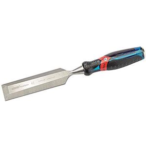 Draper 24411 Expert Bevel Edge Wood Chisel, Soft Grip with 'Pound Thru' End Cap, 38mm, 34.5cm x 4.8cm x 3.1cm, Blue Draper 24411 Expert Bevel Edge Wood Chisel, Soft Grip with 'Pound Thru' End Cap, 38mm, 34.5cm x 4.8cm x 3.1cm, Blue