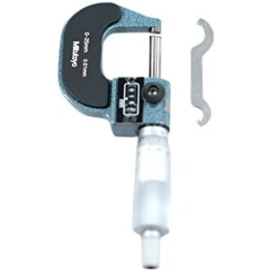 Mitutoyo 193-101 Digital Outside Micrometre with Mechanical Counter, 0 mm-25 mm Range Mitutoyo 193-101 Digital Outside Micrometre with Mechanical Counter, 0 mm-25 mm Range