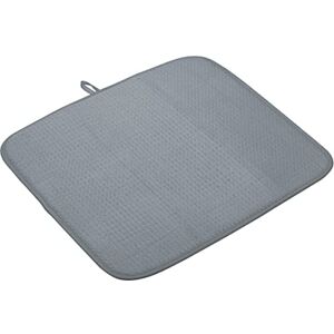 KitchenCraft Super-Absorbent Large Dish Drying Mat, 45 x 4 cm (17.5" x 16") Grey KitchenCraft Super-Absorbent Large Dish Drying Mat, 45 x 4 cm (17.5" x 16") Grey