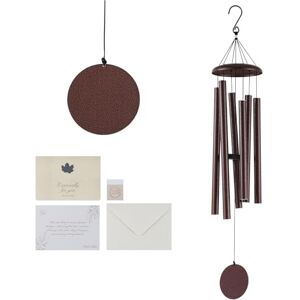 VEVOR 1143 mm, Deep Tone 6 Tubes, Unique Large Memorial Wind Chimes for Anniversary, Amazing Outdoor Decor for Your Patio, Porch, Garden and Backyard, Bronze VEVOR 1143 mm, Deep Tone 6 Tubes, Unique Large Memorial Wind Chimes for Anniversary, Amazing Outdoor Decor for Your Patio, Porch, Garden and Backyard, Bronze