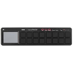 Korg nanoPAD2 Slimline USB MIDI 16-Pad Controller Black Korg nanoPAD2 Slimline USB MIDI 16-Pad Controller Black