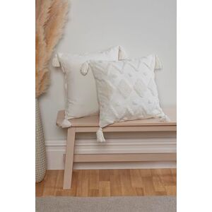 Rapport Home Geometric Tufted Cushion Cover Juniper Cream Cushion Cover Rapport Home Geometric Tufted Cushion Cover Juniper Cream Cushion Cover