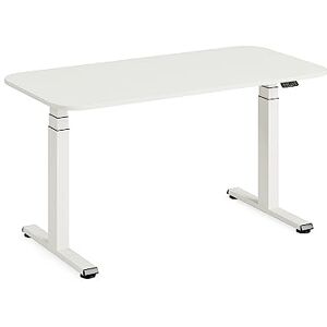 Steelcase Solo Sit-to-Stand Electric Height-Adjustable Home Office Desk with Programmable Controller, Powerful Motor, Anti-Collision Sensor + Cable Management Net in Snow/Pearl Snow (140 x 70 cm) Steelcase Solo Sit-to-Stand Electric Height-Adjustable Home Office Desk with Programmable Controller, Powerful Motor, Anti-Collision Sensor + Cable Management Net in Snow/Pearl Snow (140 x 70 cm)