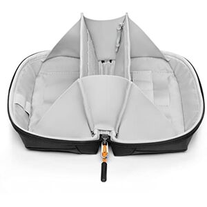 Inateck Electronics Organizer Travel Case, 180° Open Water-Resistant, Multifunctional Travel Organizer Bag, Electronic Accessories Carry Case, Black, Small Inateck Electronics Organizer Travel Case, 180° Open Water-Resistant, Multifunctional Travel Organizer Bag, Electronic Accessories Carry Case, Black, Small