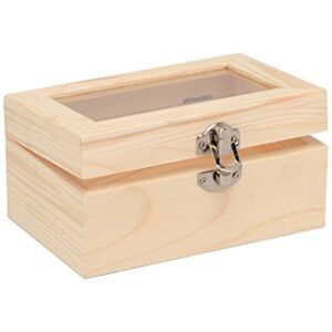 Glorex Wooden Box, Natural, Other, natural, 15 x 10 x 7,5 cm Glorex Wooden Box, Natural, Other, natural, 15 x 10 x 7,5 cm
