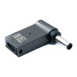 SYSTEM-S USB 3.1 Adapter Type C Male to Dell DC 20V 4.5 x 3.0mm Female in Grey SYSTEM-S USB 3.1 Adapter Type C Male to Dell DC 20V 4.5 x 3.0mm Female in Grey