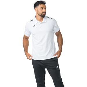 Erima Unisex Cmpt 3 Wings Polo Shirt White/Black Erima Unisex Cmpt 3 Wings Polo Shirt White/Black