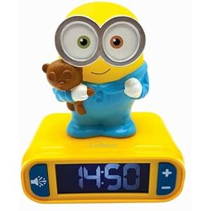 Lexibook , Despicable Me Minions, Bob Nightlight alarm clock, Sounds and Melodies, LCD Backlit screen, Luminous, Snooze, Yellow, RL800DESLXB Lexibook , Despicable Me Minions, Bob Nightlight alarm clock, Sounds and Melodies, LCD Backlit screen, Luminous, Snooze, Yellow, RL800DESLXB