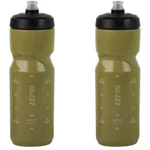 ZEFAL Pack Sense Soft 80 Bicycle and Mountain Bike Bottles – Set of 2 Soft and Odourless Sports Bottles – BPA-Free Water Bottle – Silicone Teat – Olive Green, 2 x 800 ml ZEFAL Pack Sense Soft 80 Bicycle and Mountain Bike Bottles – Set of 2 Soft and Odourless Sports Bottles – BPA-Free Water Bottle – Silicone Teat – Olive Green, 2 x 800 ml
