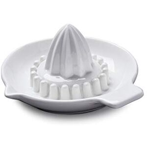 WM Bartleet & Sons 1750 T360 Traditional Porcelain Classic Citrus Juicer/Reamer 16x14cm-White WM Bartleet & Sons 1750 T360 Traditional Porcelain Classic Citrus Juicer/Reamer 16x14cm-White