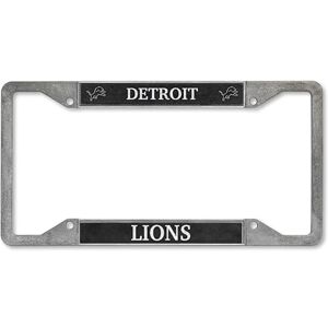 Rico Industries NFL Football Detroit Lions Pewter License Plate Frame 12" x 6 Rico Industries NFL Football Detroit Lions Pewter License Plate Frame 12" x 6