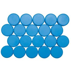 MAUL 30 mm 0.6 kg pro High Quality Round Magnet for Whiteboards Light Blue (Pack of 20) MAUL 30 mm 0.6 kg pro High Quality Round Magnet for Whiteboards Light Blue (Pack of 20)