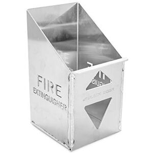 BLACK BOAR Aluminum Holder for Enclosed Trailer/Garage Securely Holds a 5lb. fire Extinguisher Durable Construction Easy to Install (66105) BLACK BOAR Aluminum Holder for Enclosed Trailer/Garage Securely Holds a 5lb. fire Extinguisher Durable Construction Easy to Install (66105)